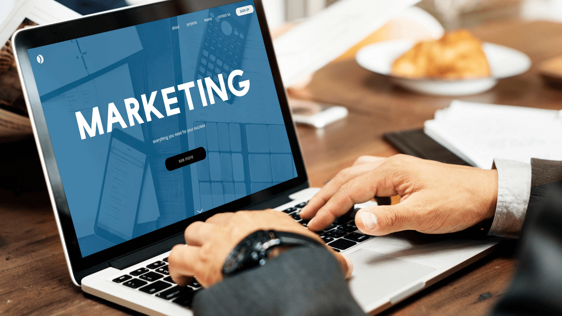 Digital Marketing σελίδας στο web